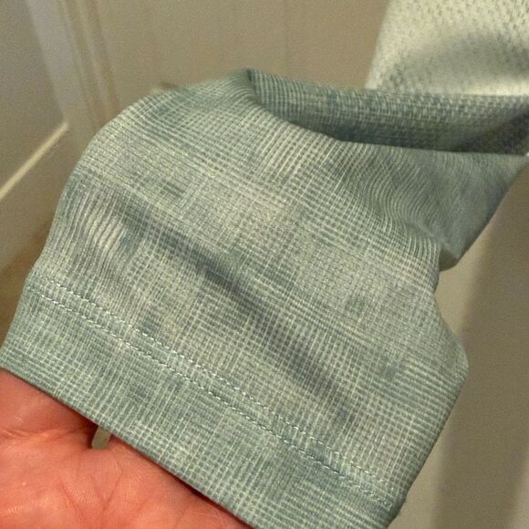 Pearl Izumi Attack Light Green Cycling Long Sleeve Jersey with Teal Stripes M - Picture 4 of 13